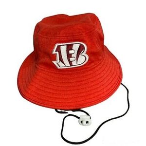 New Era NFL  Cincinnati Bengals On Field Pro Bowl Bucket Hat Red Cap Size S/M